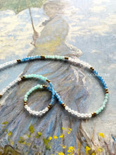 Load image into Gallery viewer, 【Original】Natural Moonstone&amp;Amazonite Gradient Necklace（Bracelet Can Be Made around Three Circles） https://www.xiaohongshu.com/goods-detail/661cb1b36e7b1900012ec1a2