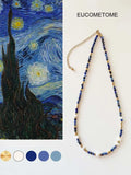 【Original】Van Gogh《Starry Sky》｜Natural Laps Pauli Necklace