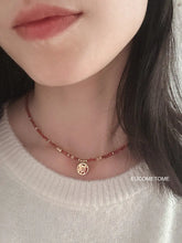 Load image into Gallery viewer, 【Original】Get What You Want｜Natural South Red Agate Necklace · marabout+5cmExtension Chain “Ji”，Good Luck https://www.xiaohongshu.com/goods-detail/65939d31ff7b510001b34f92