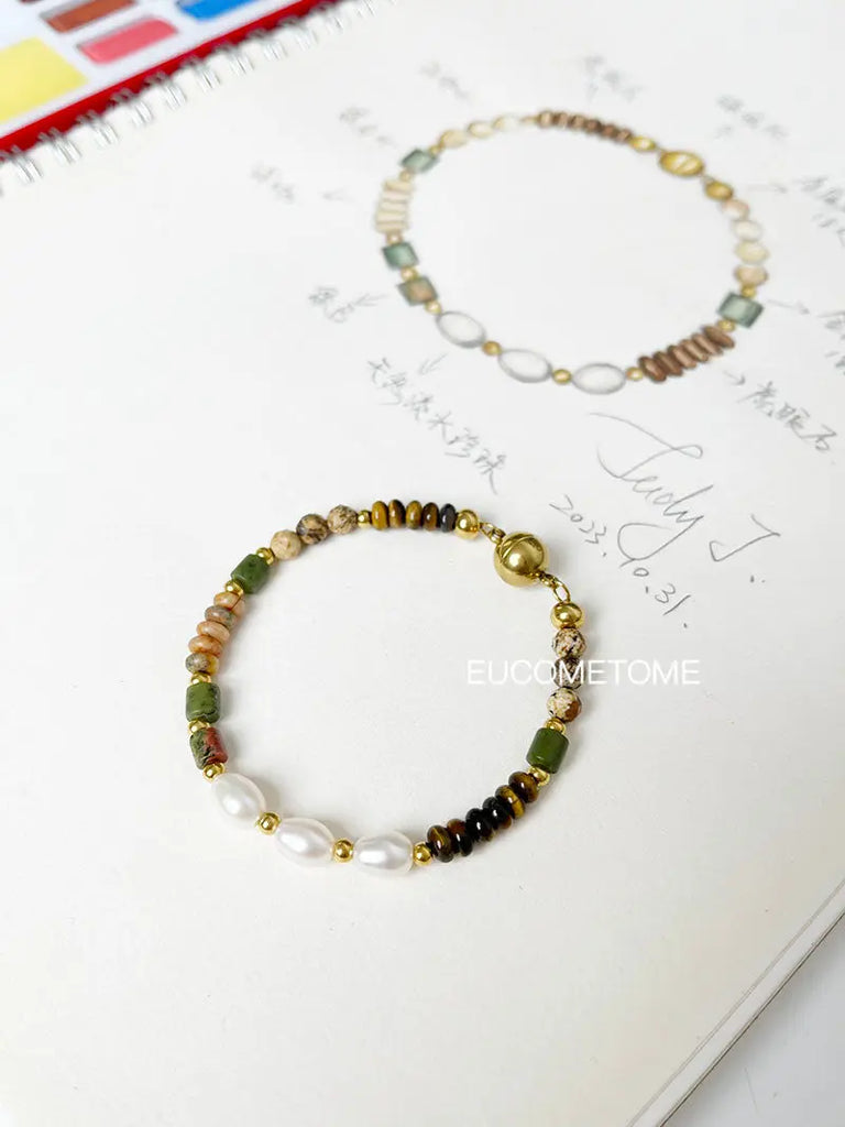 【Original】Spring and Autumn｜Maillard Natural Tigereye Pearl Bracelet https://www.xiaohongshu.com/goods-detail/6551aa0d1d23950001d2e502