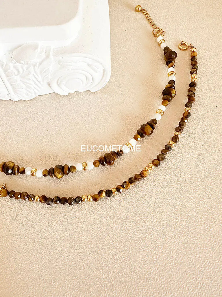 EUCOMETOME · 【Original】Good Luck｜Maillard Natural Tiger-Eye Bracelet · 18+2.5cmExtension Chain（Suitable15.5-17.5cmClean Hand Circumference https://www.xiaohongshu.com/goods-detail/655c342a60fa1b0001019cd1