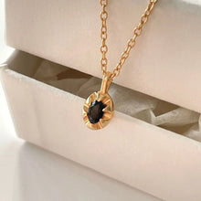 Load image into Gallery viewer, Blossom studio·925Sterling Silver Black Diamond Necklace|Valentine&#39;s Day|Personality Design https://www.xiaohongshu.com/goods-detail/6463830934478300017bd27d