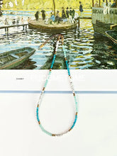 Load image into Gallery viewer, 【Original】Summer Beach Natural Stone Necklace https://www.xiaohongshu.com/goods-detail/64cf67c98d14f30001a6fa85