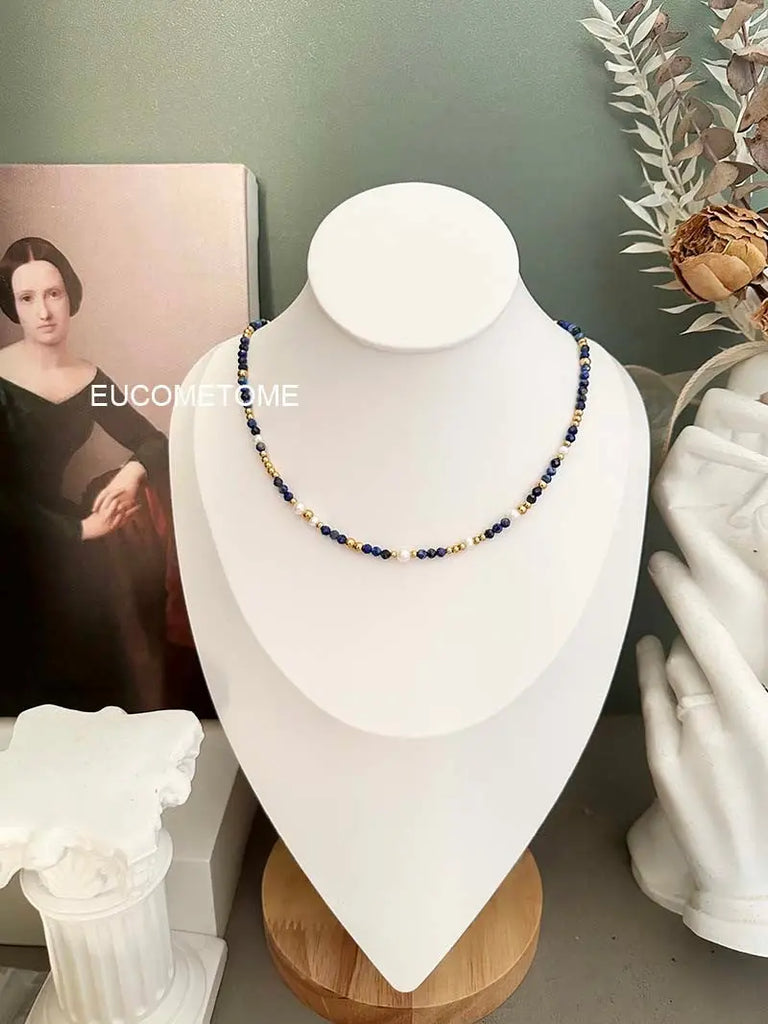 【Original】Van Gogh《Starry Sky》｜Natural Laps Pauli Necklace https://www.xiaohongshu.com/goods-detail/65361656797cb300015157c7