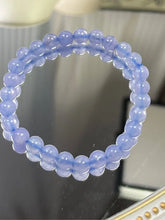 Load image into Gallery viewer, Blossom naturalization Brazil Crystal Aquamarine Bracelet｜Sky Blue https://www.xiaohongshu.com/goods-detail/65dd3f4075786700015a3c9f