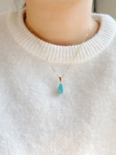 Load image into Gallery viewer, Blossom studio·S925Sterling Silver Turquoise Pearl Necklace｜Customized｜40+5 · 925Sterling Silver Turquoise Pendant Necklace https://www.xiaohongshu.com/goods-detail/6588fe3a1105ca00010b4c70