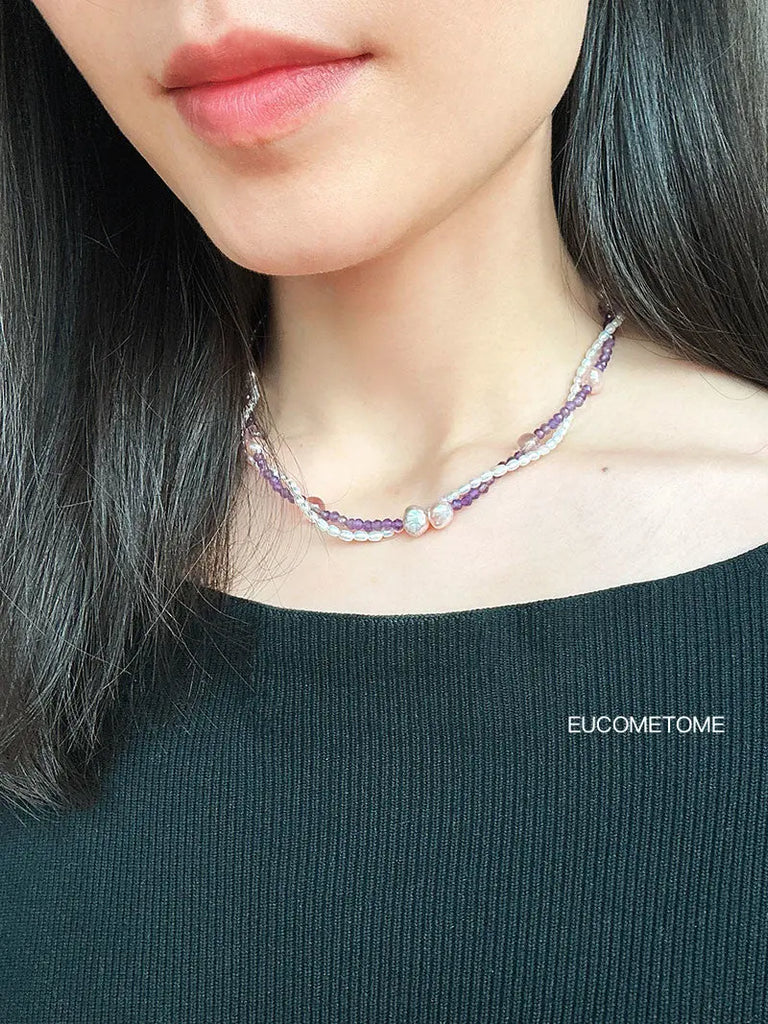 【Original】Purple Flower-De-Luce｜Amethyst Baroque Necklace https://www.xiaohongshu.com/goods-detail/65deb1b6fe9f3f00018ed106