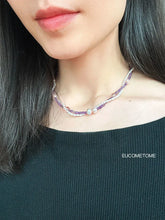 Load image into Gallery viewer, 【Original】Purple Flower-De-Luce｜Amethyst Baroque Necklace https://www.xiaohongshu.com/goods-detail/65deb1b6fe9f3f00018ed106