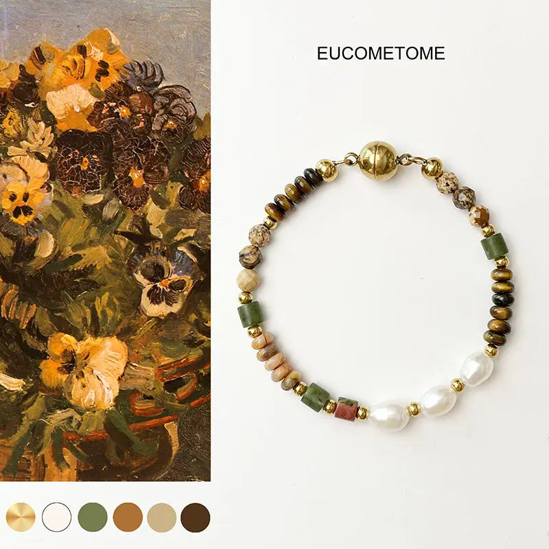 【Original】Spring and Autumn｜Maillard Natural Tigereye Pearl Bracelet https://www.xiaohongshu.com/goods-detail/6551aa0d1d23950001d2e502