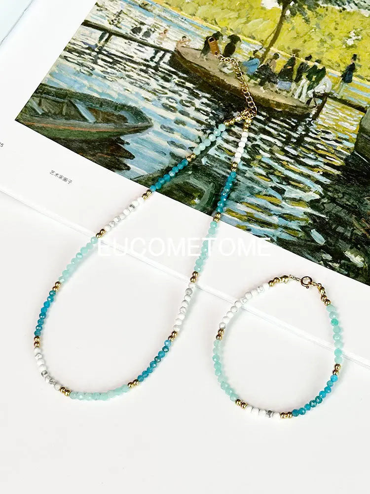 【Original】Summer Beach Natural Stone Necklace https://www.xiaohongshu.com/goods-detail/64cf67c98d14f30001a6fa85