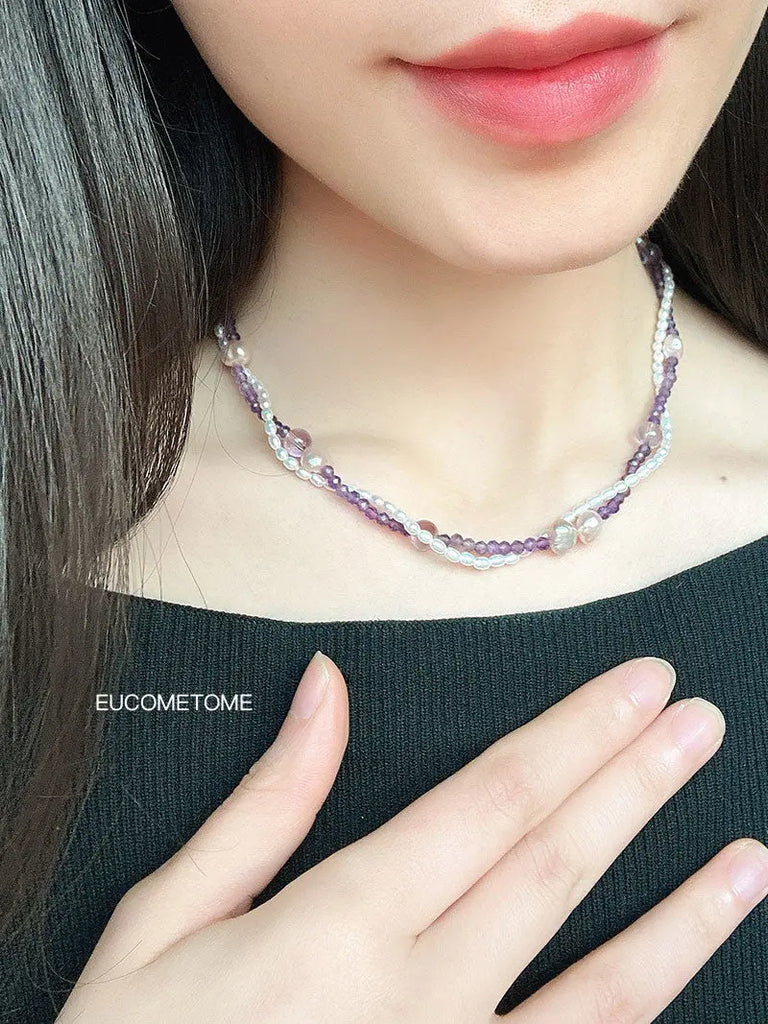 【Original】Purple Flower-De-Luce｜Amethyst Baroque Necklace https://www.xiaohongshu.com/goods-detail/65deb1b6fe9f3f00018ed106