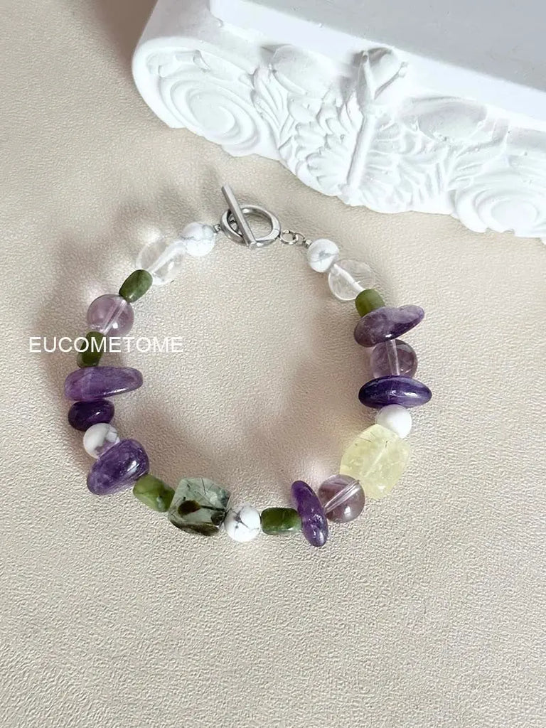 【Original】Purple Tulip Natural Amethyst Bracelet https://www.xiaohongshu.com/goods-detail/650fc871988a900001485215