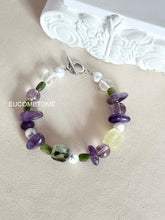 Load image into Gallery viewer, 【Original】Purple Tulip Natural Amethyst Bracelet https://www.xiaohongshu.com/goods-detail/650fc871988a900001485215