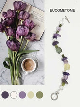 Load image into Gallery viewer, 【Original】Purple Tulip Natural Amethyst Bracelet https://www.xiaohongshu.com/goods-detail/650fc871988a900001485215