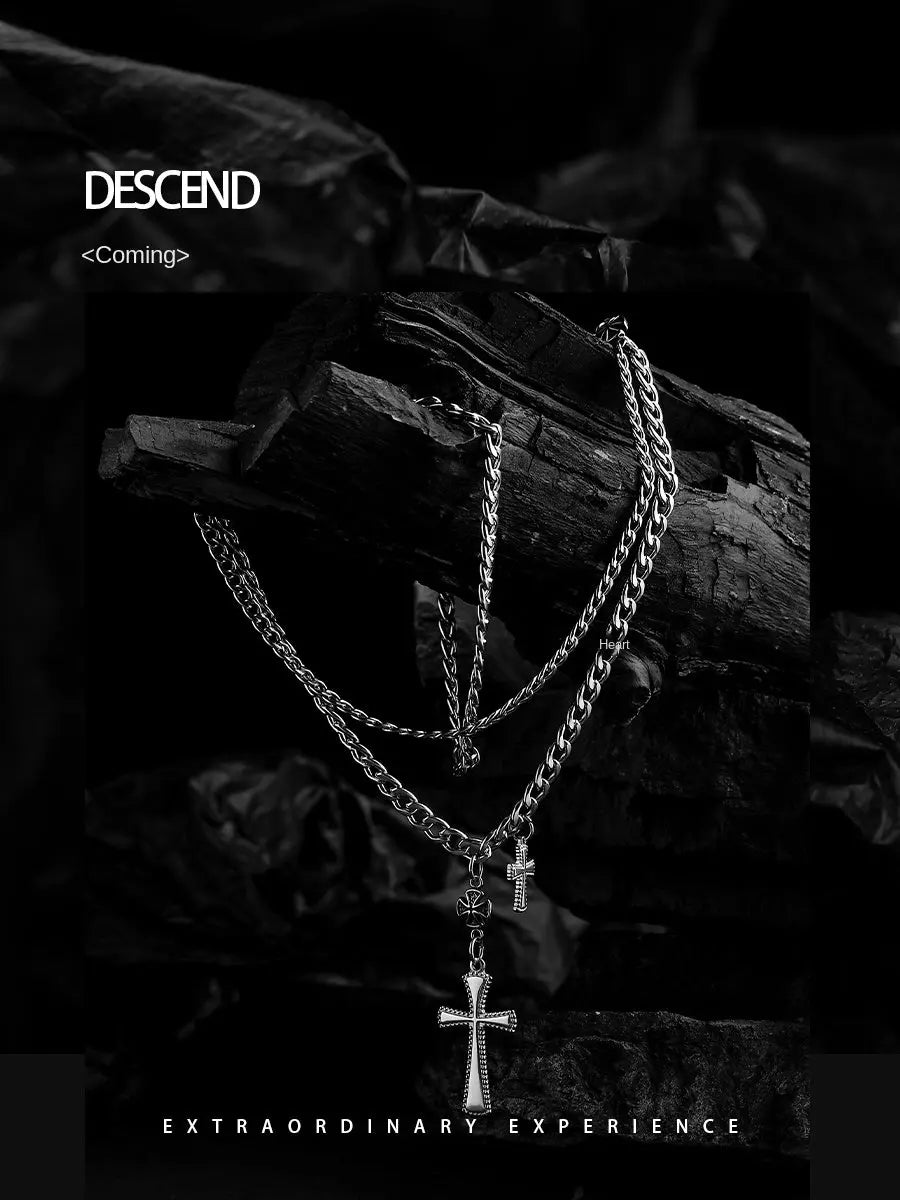 Fengshui Crystal Jewelry[Coming] Cross Necklace Men's Design Sense NicFengshui Crystal Jewelry[Coming] Cross Necklace Men's Design Sense Niche Pendant Titanium Steel Sweater Chain Ornament Fashion Brand All-Matching
 
Chain material: tBuddha&EnergyBuddha&EnergyFengshui Crystal Jewelry[Coming] Cross Necklace Men'