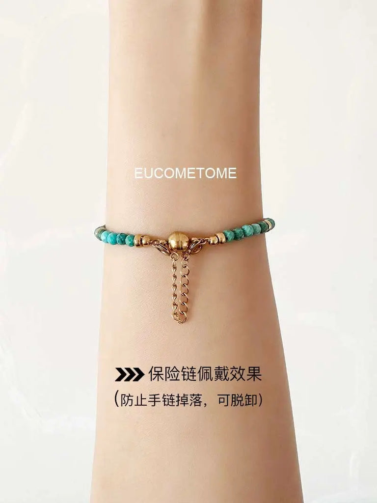 EUCOMETOME · 【Original】Eternal Love｜Natural Turquoise&Baroque Pearl Bracelet · 15.5cm(Wrist Size Net Size for One Circle13.5-14cm） https://www.xiaohongshu.com/goods-detail/65237b788758c400018f829a