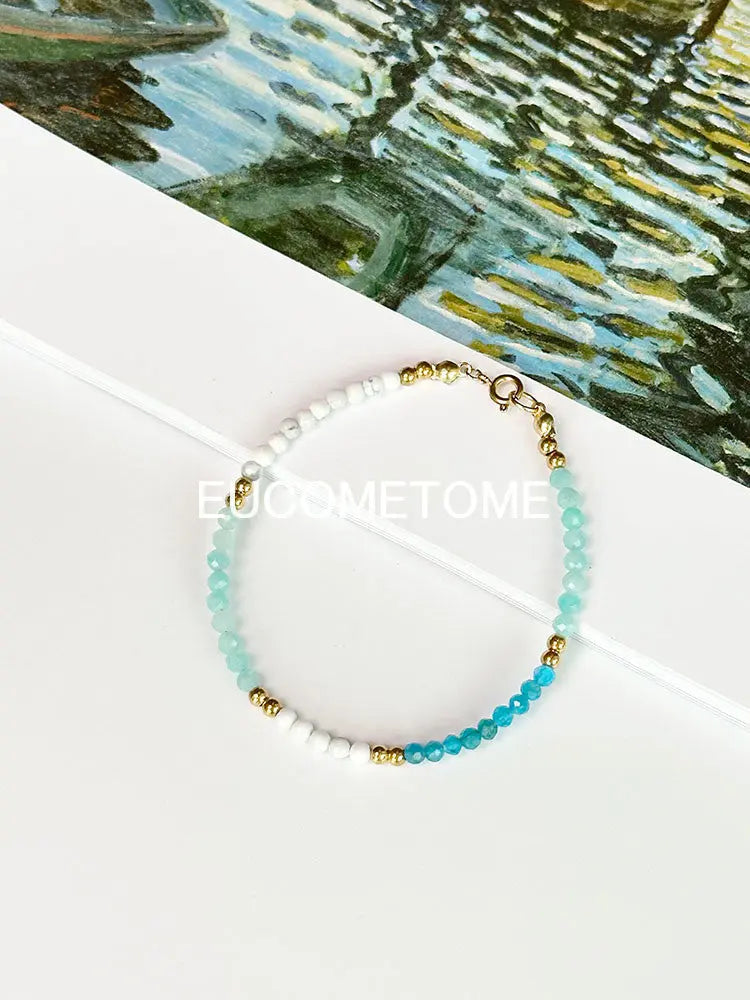 EUCOMETOME · 【Original】Summer Beach Natural Stone Bracelet https://www.xiaohongshu.com/goods-detail/64cfc88a8d14f30001a8ec7d