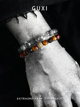 Load image into Gallery viewer, Fengshui Crystal Jewelry[Gods] Tigereye Bead BraceletsFengshui Crystal Jewelry[Gods] Crystal Bracelet Boys Special-Interest Design High Sense Trendy Men Tigereye Bead Bracelets Ornament
Style: Original designNovelty: FrBuddha&amp;EnergyBuddha&amp;EnergyFengshui Crystal Jewelry[Gods] Tigereye Bead Bracelets