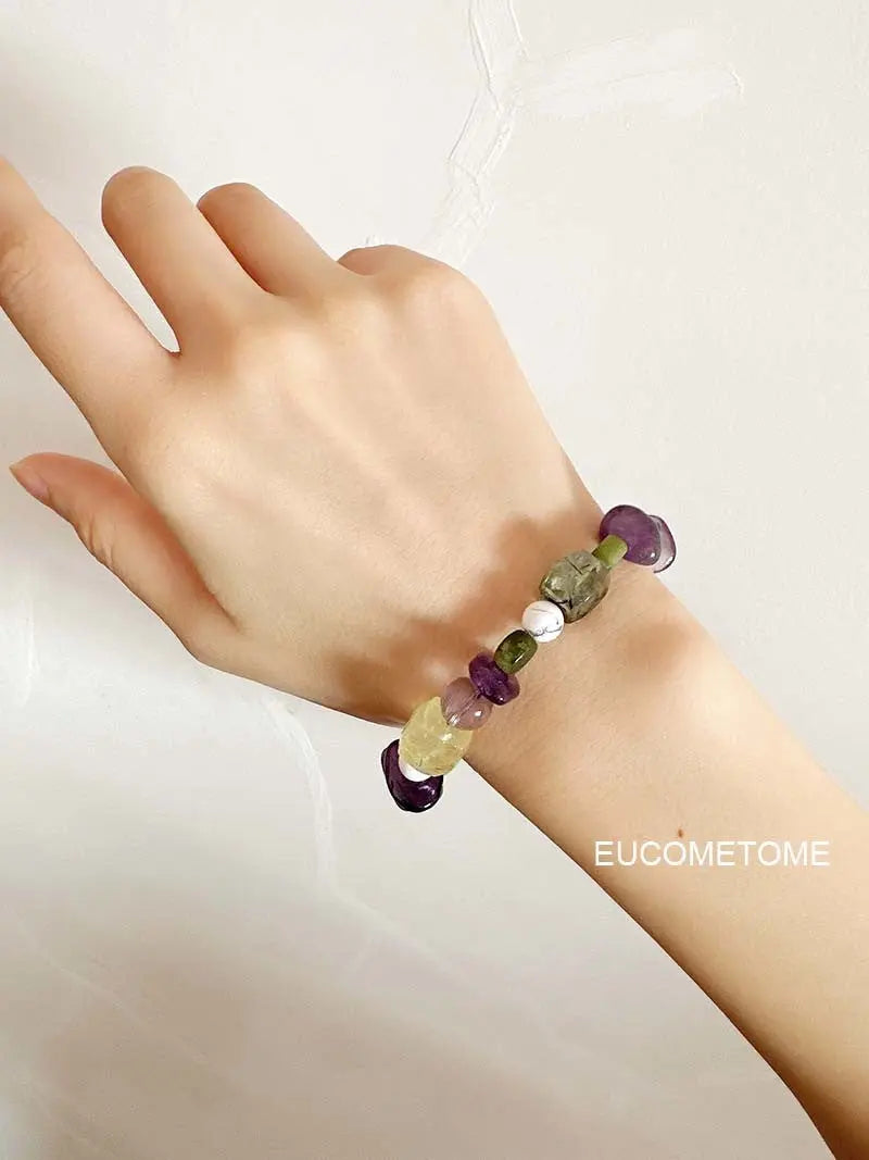 【Original】Purple Tulip Natural Amethyst Bracelet https://www.xiaohongshu.com/goods-detail/650fc871988a900001485215