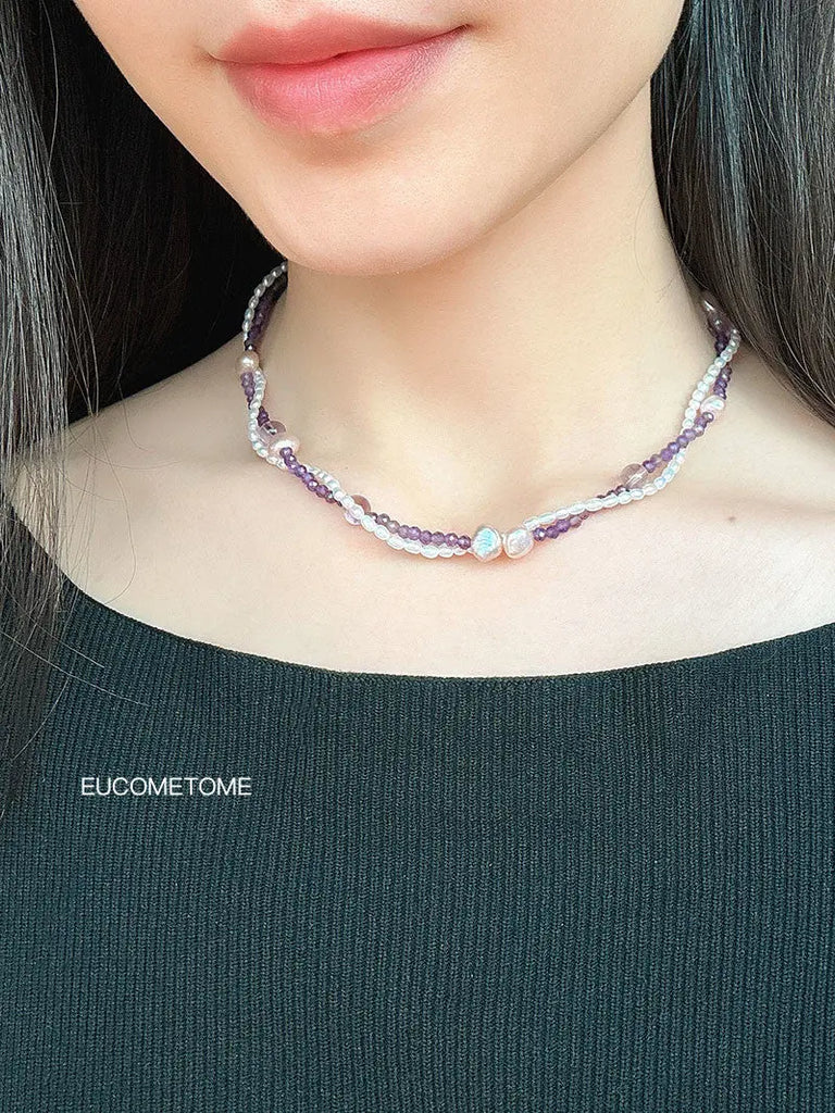 【Original】Purple Flower-De-Luce｜Amethyst Baroque Necklace https://www.xiaohongshu.com/goods-detail/65deb1b6fe9f3f00018ed106