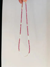 Load image into Gallery viewer, Blossom Wintersteiner RomanceS925Sterling Silver Rhodochrosite Pearl Stitching Necklace｜50+5 · Bracelet https://www.xiaohongshu.com/goods-detail/65684671052c42000148fbe3