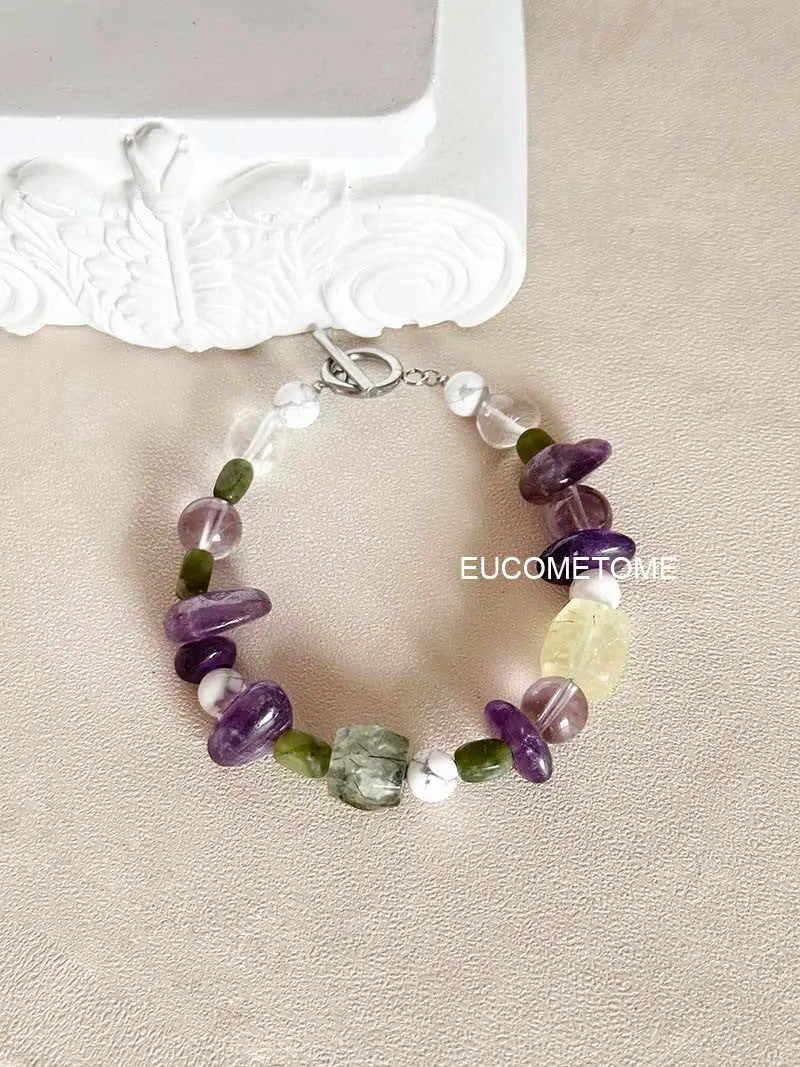 【Original】Purple Tulip Natural Amethyst Bracelet https://www.xiaohongshu.com/goods-detail/650fc871988a900001485215