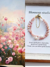 Load image into Gallery viewer, Blossom studio·Fairy Double-Layer Natural Stone Pearl Bracelet｜Elegant White https://www.xiaohongshu.com/goods-detail/6599270bfdf21800014f54bb