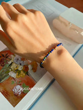 Load image into Gallery viewer, 【Original】Van Gogh《Sunflower》｜Natural Stone Double-Layer Detachable Triple-Wear Bracelet https://www.xiaohongshu.com/goods-detail/6564251e52ae0b0001ab21b8