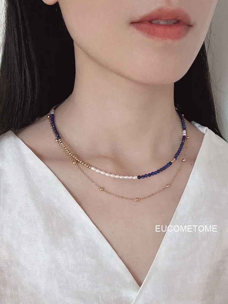 【Original】Quiet Space｜Natural Lapis Lazuli  Necklace https://www.xiaohongshu.com/goods-detail/653ddf0e05c3d400013a2b3b