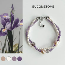 Load image into Gallery viewer, 【Original】Purple Flower-De-Luce｜ Baroque Pearl Amethyst Bracelet https://www.xiaohongshu.com/goods-detail/65d3356d18e940000140dc2e