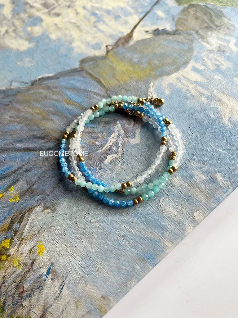 【Original】Natural Moonstone&Amazonite Gradient Necklace（Bracelet Can Be Made around Three Circles） https://www.xiaohongshu.com/goods-detail/661cb1b36e7b1900012ec1a2