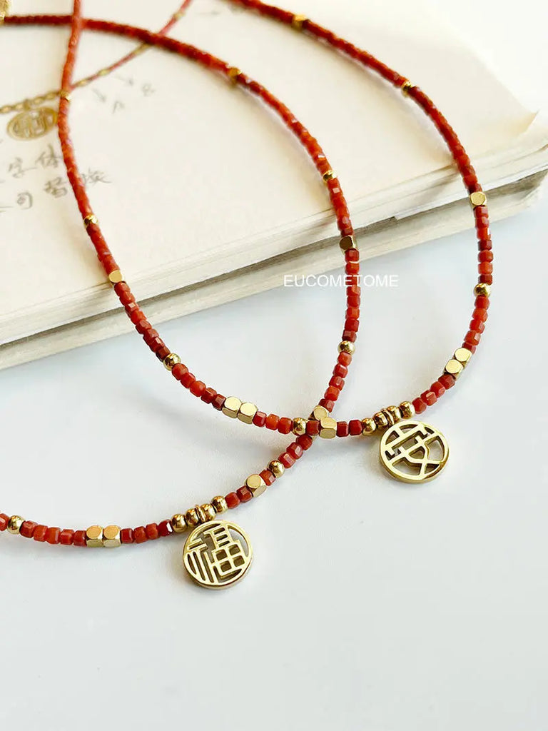 【Original】Get What You Want｜Natural South Red Agate Necklace · marabout+5cmExtension Chain “Ji”，Good Luck https://www.xiaohongshu.com/goods-detail/65939d31ff7b510001b34f92