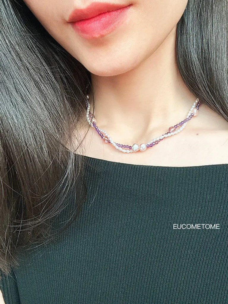 【Original】Purple Flower-De-Luce｜Amethyst Baroque Necklace https://www.xiaohongshu.com/goods-detail/65deb1b6fe9f3f00018ed106