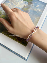 Load image into Gallery viewer, 【Original】Purple Flower-De-Luce｜ Baroque Pearl Amethyst Bracelet https://www.xiaohongshu.com/goods-detail/65d3356d18e940000140dc2e