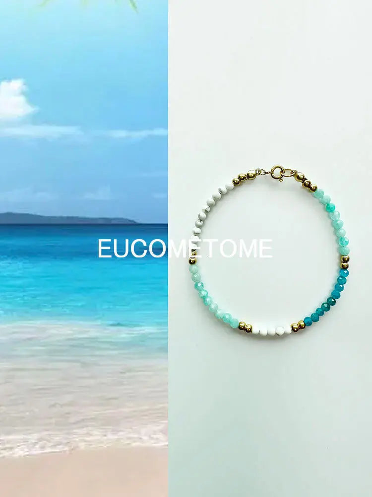 EUCOMETOME · 【Original】Summer Beach Natural Stone Bracelet https://www.xiaohongshu.com/goods-detail/64cfc88a8d14f30001a8ec7d