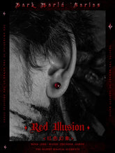 Load image into Gallery viewer, GUI [Red Illusion] Dark Style Vintage 925 Silver Stud Earrings Men&#39;s HBrand: GUIMaterial: 925 silverPattern: otherStyle: Original designCondition: NewStore name: Buddha &amp; energy Peng Shuai jewelry storeThe main type of our shop: crBuddha&amp;EnergyBuddha&amp;EnergyGUI [Red Illusion] Dark Style Vintage 925 Silver Stud Earrings Men&#39;