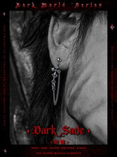 Load image into Gallery viewer, Guxi [Dark Redemption] Dark Style 925 Silver Stud Earrings Men&#39;s High Brand: GysiStyle: Original designNovelty: Freshly bakedQuantity: SingleStore name: Buddha &amp; energy fernings jewelry storeThe main type of our shop: crystal &amp;Buddha&amp;EnergyBuddha&amp;EnergyGuxi [Dark Redemption] Dark Style 925 Silver Stud Earrings Men&#39;