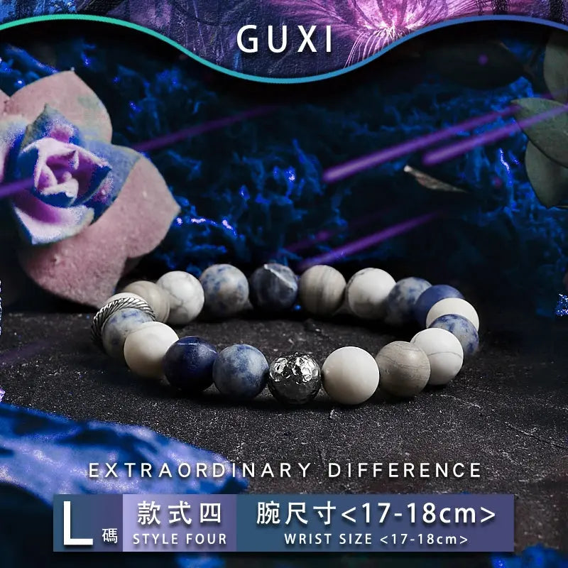 Fengshui Crystal Jewelry[Galaxy Planet] Amethyst Trendy Men's BraceletFengshui Crystal Jewelry[Galaxy Planet] Amethyst Trendy Men's Bracelet High Sense Niche Bead Bracelets for Boyfriend Ornament
Style: Original designNovelty: FreshStoBuddha&EnergyBuddha&EnergyFengshui Crystal Jewelry[Galaxy Planet] Amethyst Trendy Men'