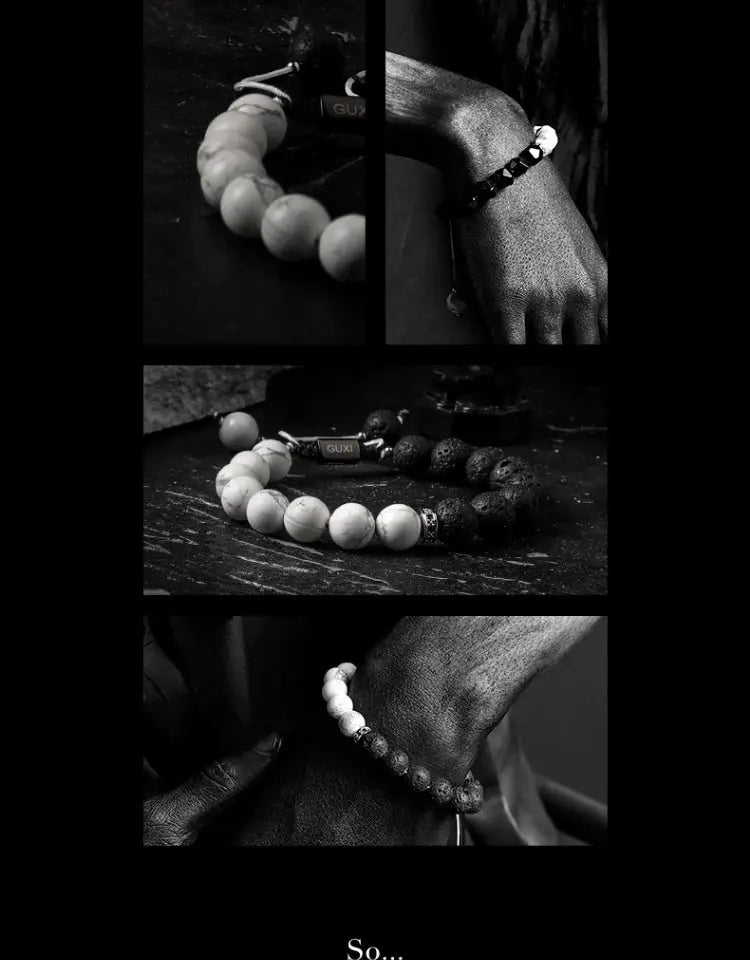 Fengshui Crystal Jewelry[Prediction] Obsidian Bracelet Boys Advanced SFengshui Crystal Jewelry[Prediction] Obsidian Bracelet Boys Advanced Sense Black and White Bead Bracelets for Boyfriend Ornament Niche
Material: natural crystal/semiBuddha&EnergyBuddha&EnergyFengshui Crystal Jewelry[Prediction] Obsidian Bracelet Boys Advanced Sense Black