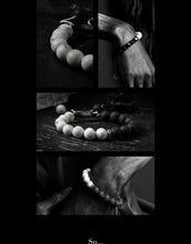 Load image into Gallery viewer, Fengshui Crystal Jewelry[Prediction] Obsidian Bracelet Boys Advanced SFengshui Crystal Jewelry[Prediction] Obsidian Bracelet Boys Advanced Sense Black and White Bead Bracelets for Boyfriend Ornament Niche
Material: natural crystal/semiBuddha&amp;EnergyBuddha&amp;EnergyFengshui Crystal Jewelry[Prediction] Obsidian Bracelet Boys Advanced Sense Black