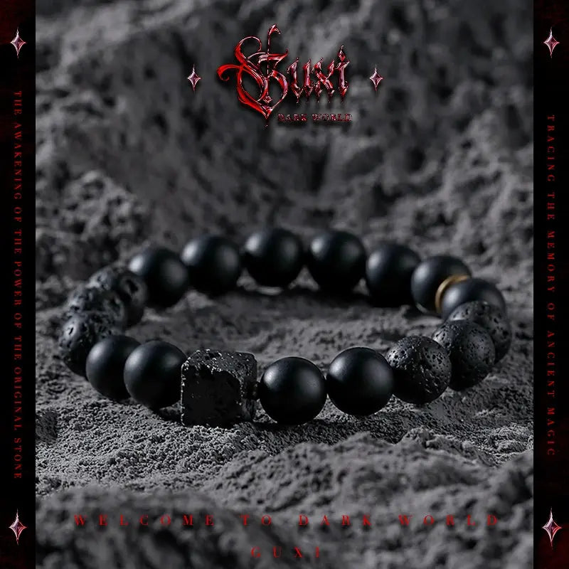 Fengshui Crystal Jewelry [Moon Dust] Special-Interest Design Black AgaFengshui Crystal Jewelry [Moon Dust] Special-Interest Design Black Agate Bracelet Boys Volcanic Rock Bead Bracelets Ornament Birthday Gift
Style: Original designNoveBuddha&EnergyBuddha&EnergyFengshui Crystal Jewelry [Moon Dust] Special-Interest Design Black Agate Bracelet