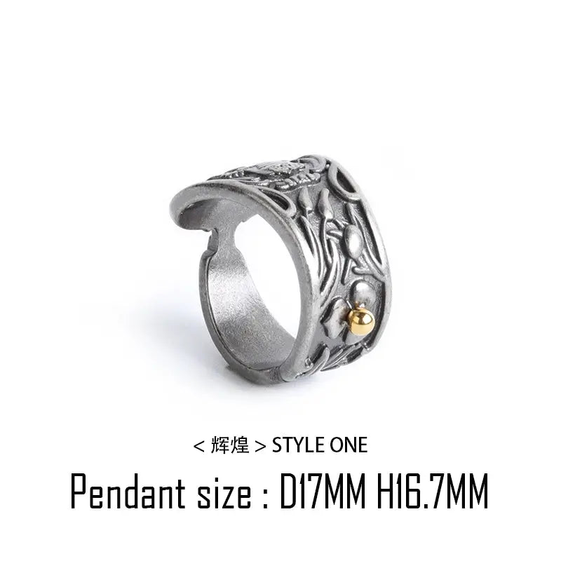Fengshui Crystal Jewelry[Brilliant] Original Design Titanium Steel RetFengshui Crystal Jewelry[Brilliant] Original Design Titanium Steel Retro Minority Ring Men's High-Grade Personality Ring Fashion Ornament
Material: titanium steelPatBuddha&EnergyBuddha&EnergyFengshui Crystal Jewelry[Brilliant] Original Design Titanium Steel Retro Minority Ring