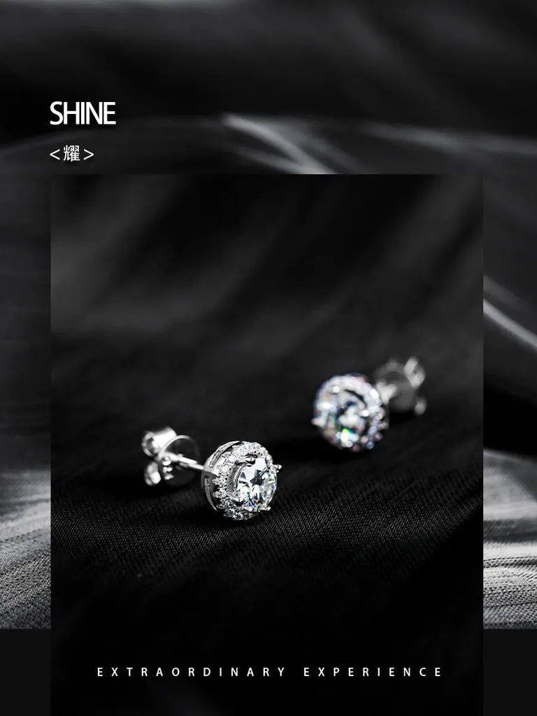 GUI [Lao] D Color Moissanite Diamond 925 Silver Stud Earrings Men's LiBrand: GUIStyle: Original designNovelty: Freshly bakedCatalog number: GE220908Material: 925 silverSpot: SpotMaterial: SilverStore name: Buddha &amp; energy Feng ShuiBuddha&EnergyBuddha&EnergyColor Moissanite Diamond 925 Silver Stud Earrings Men'