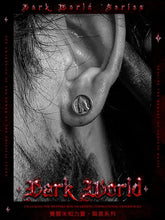 Load image into Gallery viewer, Fengshui Crystal Jewelry[Floating Life] Dark Style 925 Silver Stud EarFengshui Crystal Jewelry[Floating Life] Dark Style 925 Silver Stud Earrings Men&#39;s High Sense Ear-Caring Special-Interest Design Vintage Earrings Women
Style: OriginaBuddha&amp;EnergyBuddha&amp;EnergyFengshui Crystal Jewelry[Floating Life] Dark Style 925 Silver Stud Earrings