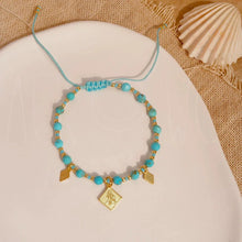 Load image into Gallery viewer, Original Bracelet | Gypsy Natural Turquoise Shareholder Bead Brass Pendant Buddha&amp;Energy