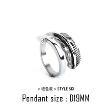 Load image into Gallery viewer, Fengshui Crystal Jewelry[Cloud Crossing]Titanium Steel Vintage RingFengshui Crystal Jewelry[Cloud Crossing] Special-Interest Design Titanium Steel Vintage Ring Men&#39;s High Sense Open-End Personality Ring Fashion Ornament
Material: tiBuddha&amp;EnergyBuddha&amp;EnergyFengshui Crystal Jewelry[Cloud Crossing]Titanium Steel Vintage Ring