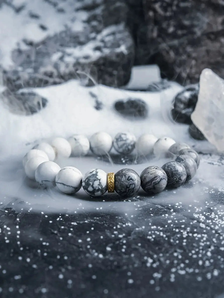 [Map Glacier] Original Design  High Sense Niche Couple Bracelet for Boyfriend Ornament Buddha&Energy