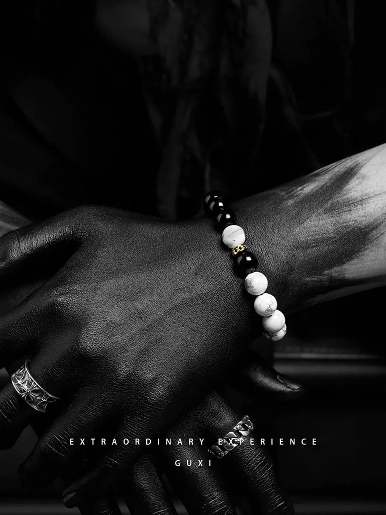 Fengshui Crystal Jewelry[Find Light] Original Design Black Agate BraceFengshui Crystal Jewelry[Find Light] Original Design Black Agate Bracelet Boys Trendy Niche Design Bead Bracelets for Boyfriend
Style: Original designNovelty: FreshSBuddha&EnergyBuddha&EnergyFengshui Crystal Jewelry[Find Light] Original Design Black Agate Bracelet