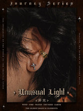 Load image into Gallery viewer, Fengshui Crystal Jewelry [Different Light] Non-Piercing  High Sense EaFengshui Crystal Jewelry [Different Light] 925 Silver Ear Clip Male Non-Piercing Earrings High Sense Earrings for Couple Female Accessories Niche
Style: Original desBuddha&amp;EnergyBuddha&amp;Energy-Piercing High Sense Earrings