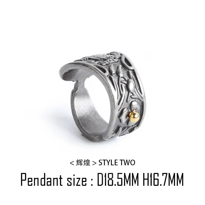 Fengshui Crystal Jewelry[Brilliant] Original Design Titanium Steel RetFengshui Crystal Jewelry[Brilliant] Original Design Titanium Steel Retro Minority Ring Men's High-Grade Personality Ring Fashion Ornament
Material: titanium steelPatBuddha&EnergyBuddha&EnergyFengshui Crystal Jewelry[Brilliant] Original Design Titanium Steel Retro Minority Ring